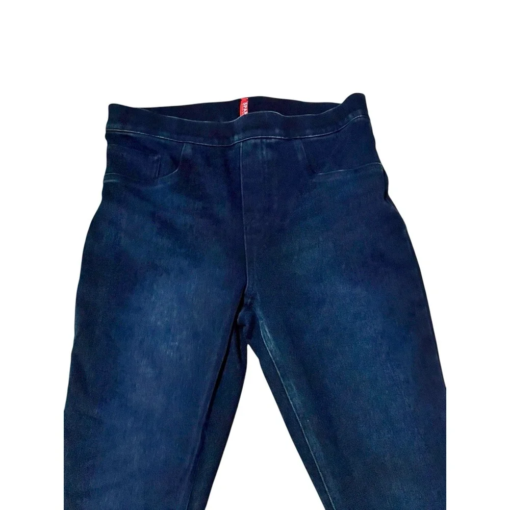 SPANX Jean-ish Blue Ankle Denim Leggings Pull-On Pants Size‎ M - Picture 5 of 8